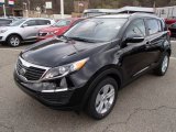 Black Cherry Kia Sportage in 2013