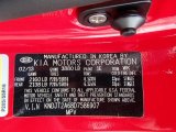 2013 Soul Color Code for Molten Red - Color Code: 1E