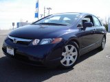 2008 Royal Blue Pearl Honda Civic LX Sedan #7964585