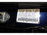 2006 Accord Color Code for Royal Blue Pearl - Color Code: B536P