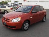 2008 Tango Red Hyundai Accent GS Coupe #7967895