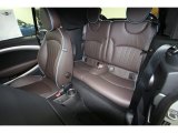 2013 Mini Cooper Convertible Highgate Package Rear Seat