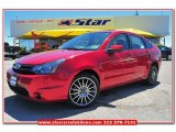 2011 Sangria Red Metallic Ford Focus SES Sedan #79950044