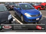 2009 Blue Metallic Nissan Versa 1.8 S Hatchback #80041549