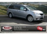 2013 Silver Sky Metallic Toyota Sienna LE AWD #80041503