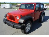 2011 Flame Red Jeep Wrangler Sport S 4x4 #80041782