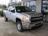 2013 Silver Ice Metallic Chevrolet Silverado 2500HD LT Extended Cab 4x4 #80041857