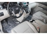 2012 Honda Odyssey Touring Elite Gray Interior