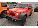 2013 Jeep Wrangler Unlimited Rock Lobster Red