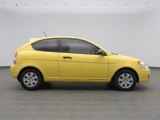 Mellow Yellow Hyundai Accent in 2009