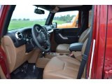 2013 Jeep Wrangler Unlimited Sahara 4x4 Black/Dark Saddle Interior