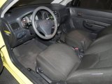 2009 Hyundai Accent GS 3 Door Black Interior