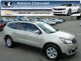 2013 Champagne Silver Metallic Chevrolet Traverse LT AWD #80076343