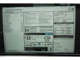 2013 BMW 7 Series 740i Sedan Window Sticker
