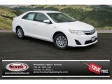 2013 Super White Toyota Camry Hybrid LE #80117080