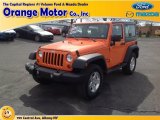 2012 Crush Orange Jeep Wrangler Sport S 4x4 #80117372