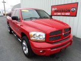 Flame Red Dodge Ram 1500 in 2006