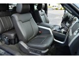2013 Ford F150 Lariat SuperCab Black Interior