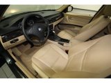 2010 BMW 3 Series 328i Sedan Beige Interior