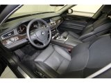 2011 BMW 7 Series 750Li Sedan Black Interior