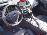 2014 BMW 6 Series 650i Gran Coupe Black Interior