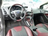 2012 Ford Focus Titanium 5-Door Tuscany Red Leather Interior