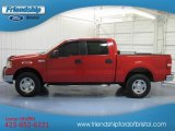 2005 Bright Red Ford F150 XLT SuperCrew 4x4 #80117280