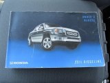 2011 Honda Ridgeline RT Books/Manuals