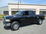 2005 Black Dodge Ram 1500 SLT Quad Cab 4x4 #80174704