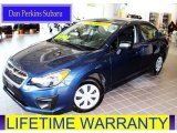 Marine Blue Pearl Subaru Impreza in 2012