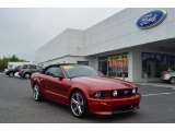 2009 Dark Candy Apple Red Ford Mustang GT/CS California Special Convertible #80174324