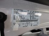 2012 Focus Color Code for White Platinum Tricoat Metallic - Color Code: UG