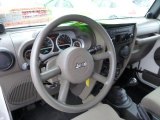 2010 Jeep Wrangler Sport 4x4 Steering Wheel