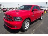2013 Flame Red Ram 1500 Sport Crew Cab #80174491