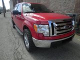 Bright Red Ford F150 in 2009