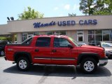 2004 Victory Red Chevrolet Avalanche 1500 Z71 4x4 #80225418