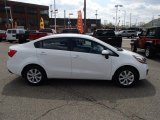 2013 Clear White Kia Rio EX Sedan #80225236