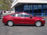 2013 Ruby Red Metallic Ford Fusion S #80225217