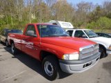 Flame Red Dodge Ram 1500 in 2001