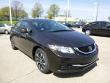 2013 Kona Coffee Metallic Honda Civic EX Sedan #80290706