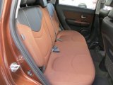 2012 Kia Soul Special Edition Red Rock Rear Seat