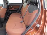 2012 Kia Soul Special Edition Red Rock Rear Seat