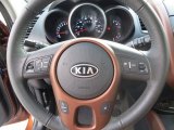 2012 Kia Soul Special Edition Red Rock Steering Wheel