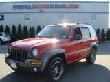Flame Red Jeep Liberty in 2003