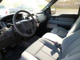 2013 Ford F150 STX Regular Cab 4x4 Steel Gray Interior