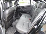 2010 BMW 5 Series 550i Sedan Rear Seat