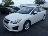 2013 Satin White Pearl Subaru Impreza 2.0i Premium 4 Door #80290967