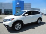 2013 White Diamond Pearl Honda CR-V EX-L AWD #80290674