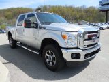 2012 Ford F350 Super Duty Lariat Crew Cab 4x4 Front 3/4 View