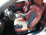 2008 Hyundai Tiburon SE SE Red Leather/Black Sport Grip Interior